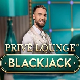 Privé Lounge Blackjack online game logo by Pragmatic Play on flagmans.pl