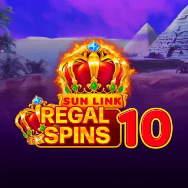 Regal Spins 10 slot logo by PatePlay at Flagman Casino
